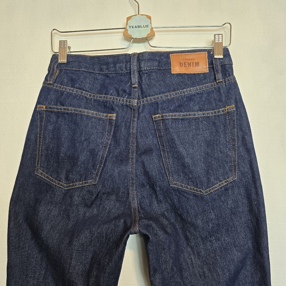Sezane Dark Blue Indigo Denim High Rise 28 | Non stretch - Picture 9 of 13